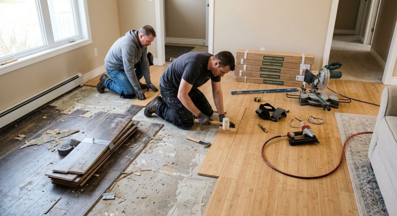 Bamboo Flooring Installation in Fairfax County, VA