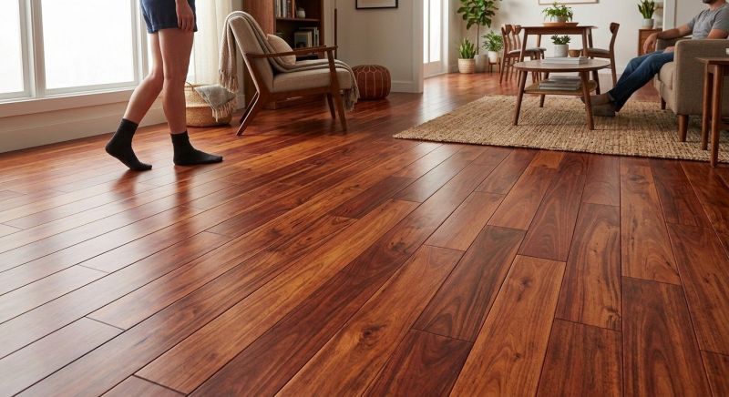 Cherry Floor Installation in Woodbridge, VA