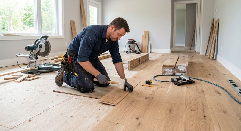 Hardwood Floor Installation in Ashburn, VA