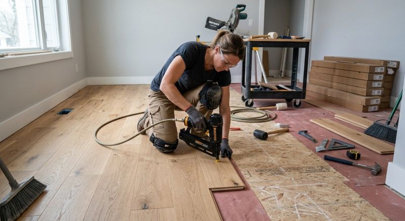 Hardwood Floor Installation in Clifton, VA
