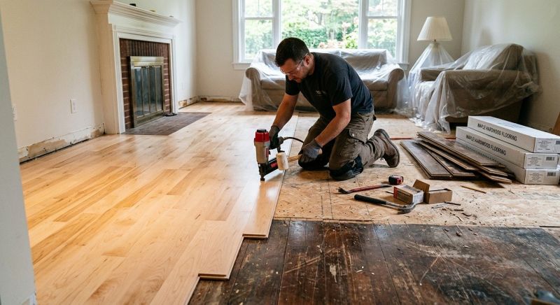 Maple Flooring Installation in Dumfries, VA