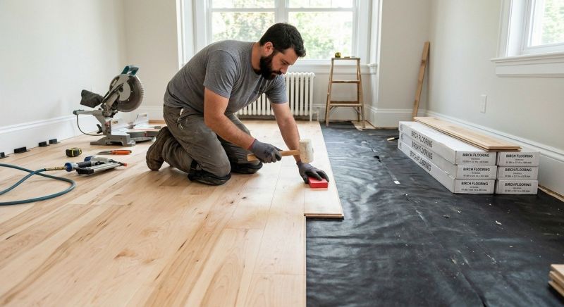 Maple Flooring Installation in Lorton, VA