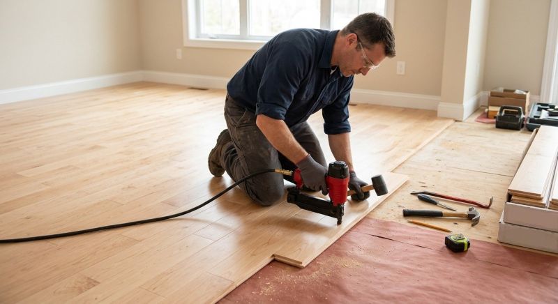 Maple Flooring Installation in Silver Spring, MD