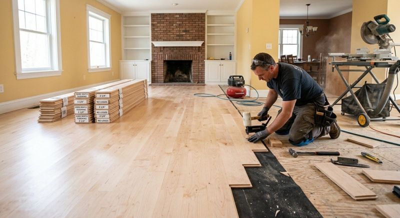 Maple Flooring Installation in Waldorf, MD