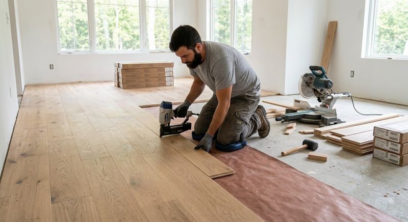 Oak Floor Installation in Arlington County, VA
