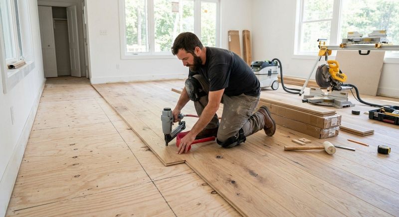 Oak Floor Installation in Bethesda, MD