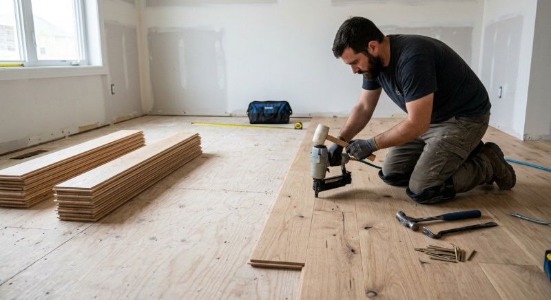 Oak Floor Installation in Clinton, MD