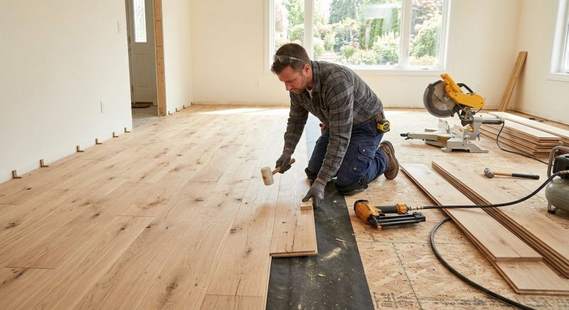 Oak Floor Installation in Haymarket, VA