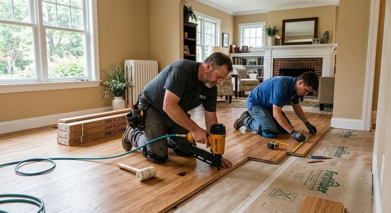 Oak Floor Installation in Kensington, MD