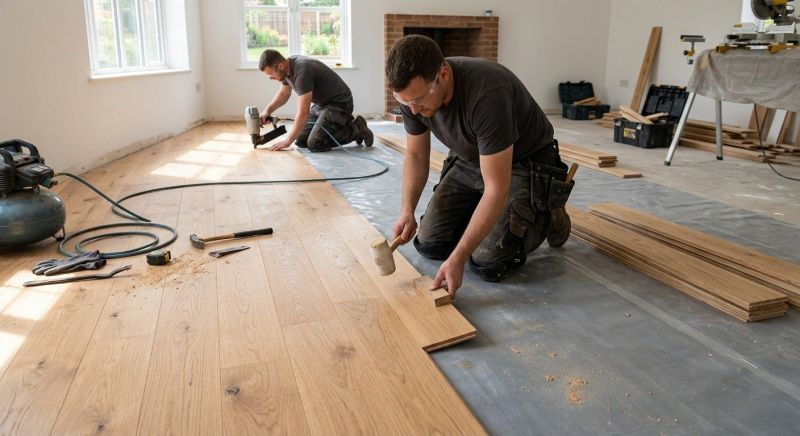 Oak Floor Installation in La Plata, MD