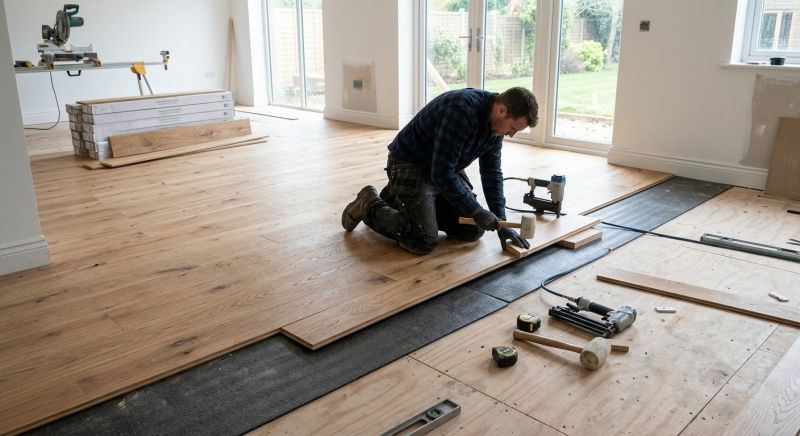 Oak Floor Installation in Sandy Spring, MD