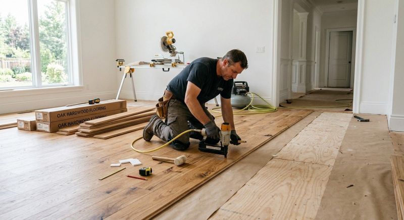 Oak Floor Installation in Triangle, VA