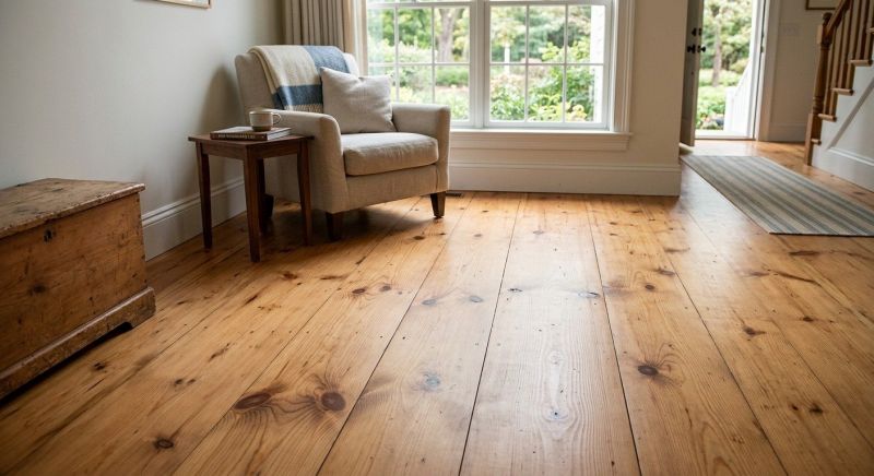 Pine Floor Installation in Fairfax County, VA