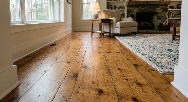 Pine Floor Installation in Fairfax County, VA