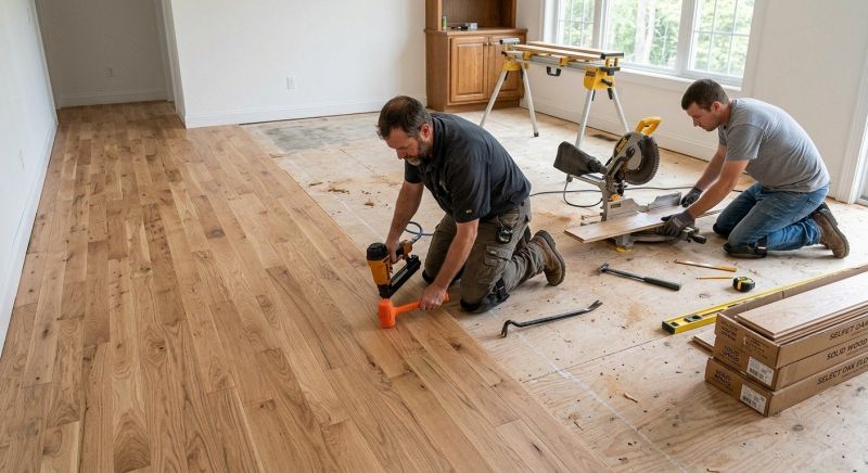 Wood Floor Replacement in Annandale, VA