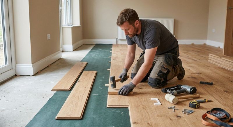 Wood Floor Replacement in Triangle, VA